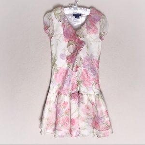 Ralph Lauren girl dress size 10 flower pattern